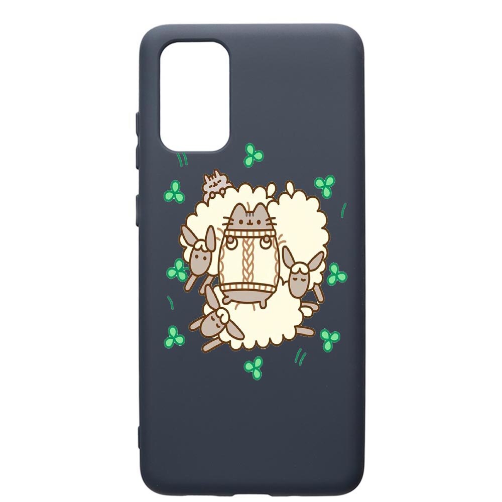 Husa Premium Silicon Compatibila Cu Samsung Galaxy S20 Plus, Rabbits Lambs, cu interiorul din material textil, protectie camera, Alaskan Blue, PAB692