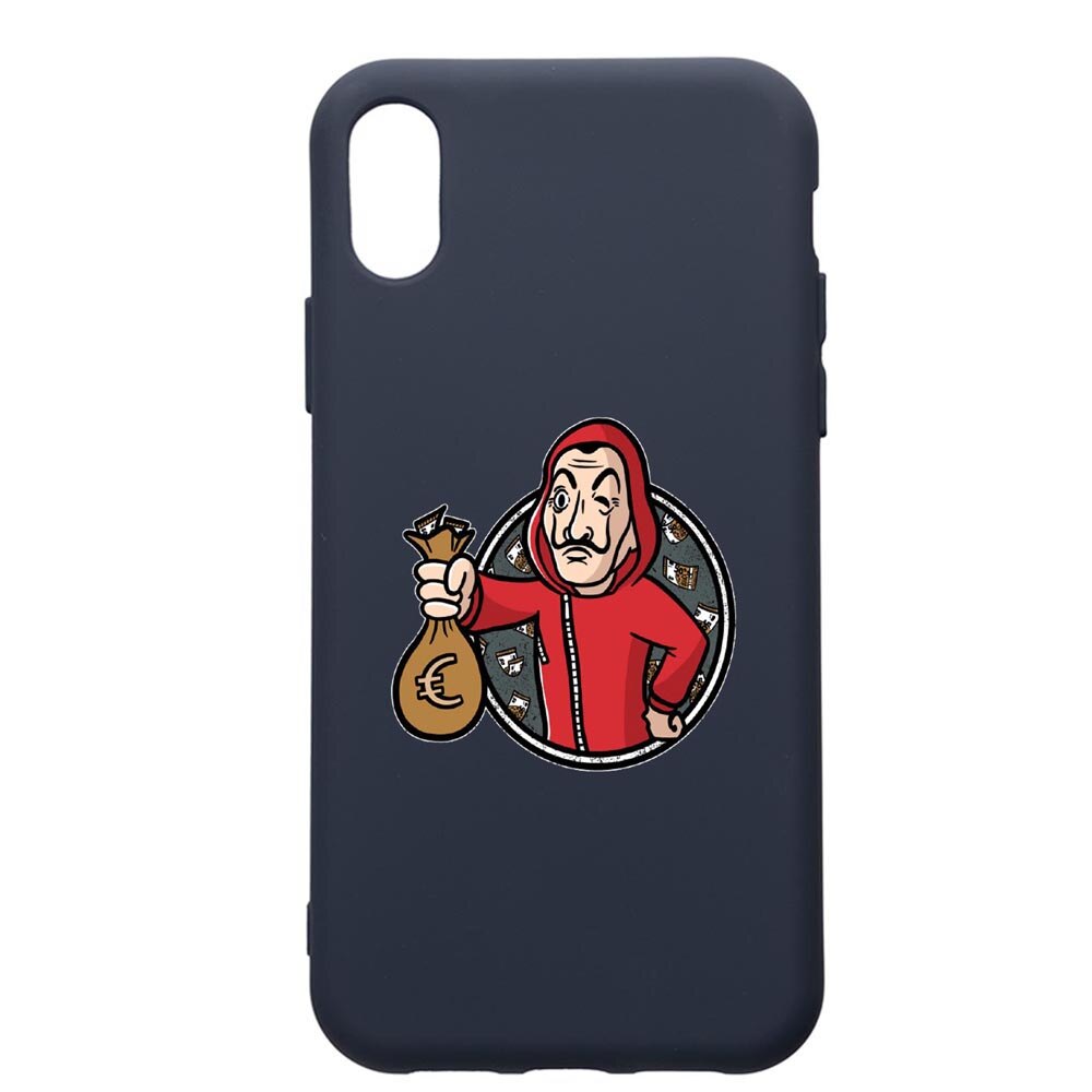 Husa Premium Silicon Compatibila Cu Huawei Y5 2019, La Casa De Papel, cu interiorul din material textil, protectie camera, Alaskan Blue, PAB700