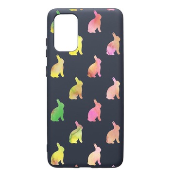 Husa Premium Silicon Compatibila Cu Samsung Galaxy S20 Plus, Cool Rabbits, cu interiorul din material textil, protectie camera, Alaskan Blue, PAB695 Husa Premium Silicon Compatibila Cu Samsung Galaxy S20 Plus, Cool Rabbits, cu interiorul din material textil, protectie camera, Alaskan Blue, PAB695