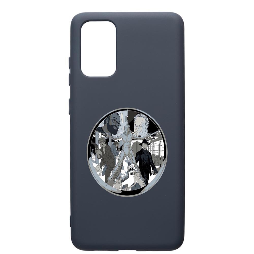 Husa Premium Silicon Compatibila Cu Samsung Galaxy S20 Plus, Westworld, Movie, cu interiorul din material textil, protectie camera, Alaskan Blue, PAB681
