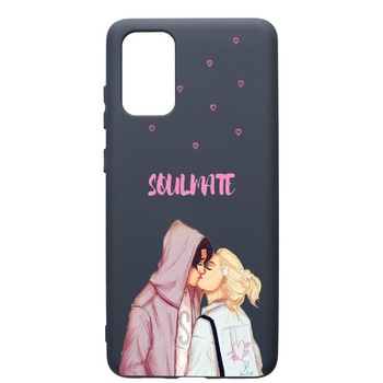 Husa Premium Silicon Compatibila Cu Samsung Galaxy S20 Plus, Happy Flowers, cu interiorul din material textil, protectie camera, Alaskan Blue, PAB626 Husa Premium Silicon Compatibila Cu Samsung Galaxy S20 Plus, Happy Flowers, cu interiorul din material textil, protectie camera, Alaskan Blue, PAB626