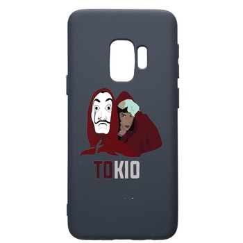 Husa Premium Silicon Compatibila Cu Samsung Galaxy S9, La Casa De Papel - Tokyo, cu interiorul din material textil, protectie camera, Alaskan Blue, PAB710 Husa Premium Silicon Compatibila Cu Samsung Galaxy S9, La Casa De Papel - Tokyo, cu interiorul din material textil, protectie camera, Alaskan Blue, PAB710