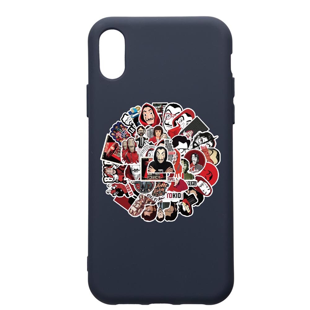 Husa Premium Silicon Compatibila Cu Huawei Y6 2019, La Casa De Papel, cu interiorul din material textil, protectie camera, Alaskan Blue, PAB715