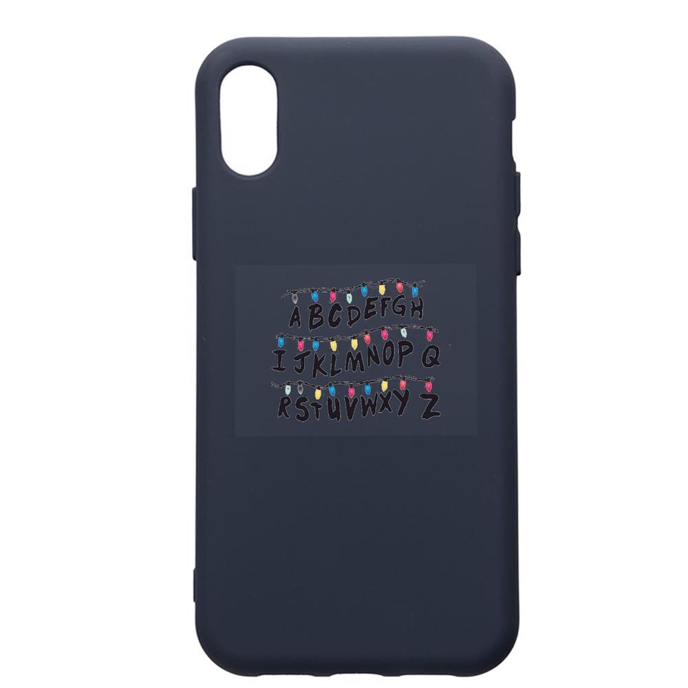 Husa Premium Silicon Compatibila Cu Apple IPhone XR, Stranger Things, cu interiorul din material textil, protectie camera, Alaskan Blue, PAB720