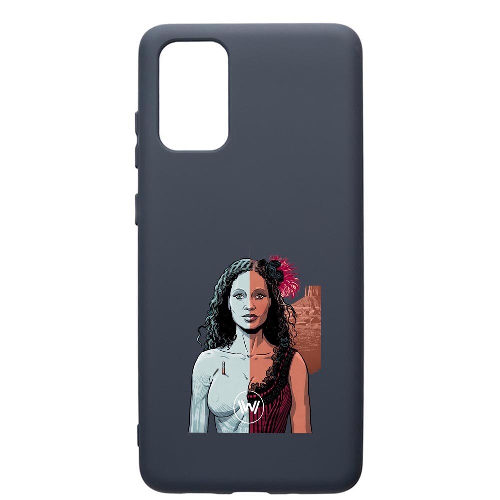 Husa Premium Silicon Compatibila Cu Samsung Galaxy S20 Plus, Westworld, Movie, cu interiorul din material textil, protectie camera, Alaskan Blue, PAB677