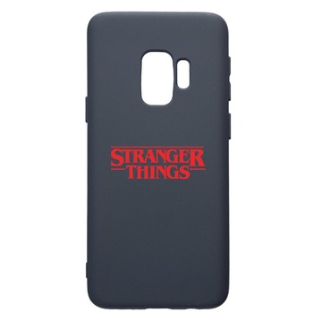 Husa Premium Silicon Compatibila Cu Samsung Galaxy S9, Stranger Things, cu interiorul din material textil, protectie camera, Alaskan Blue, PAB721 Husa Premium Silicon Compatibila Cu Samsung Galaxy S9, Stranger Things, cu interiorul din material textil, protectie camera, Alaskan Blue, PAB721