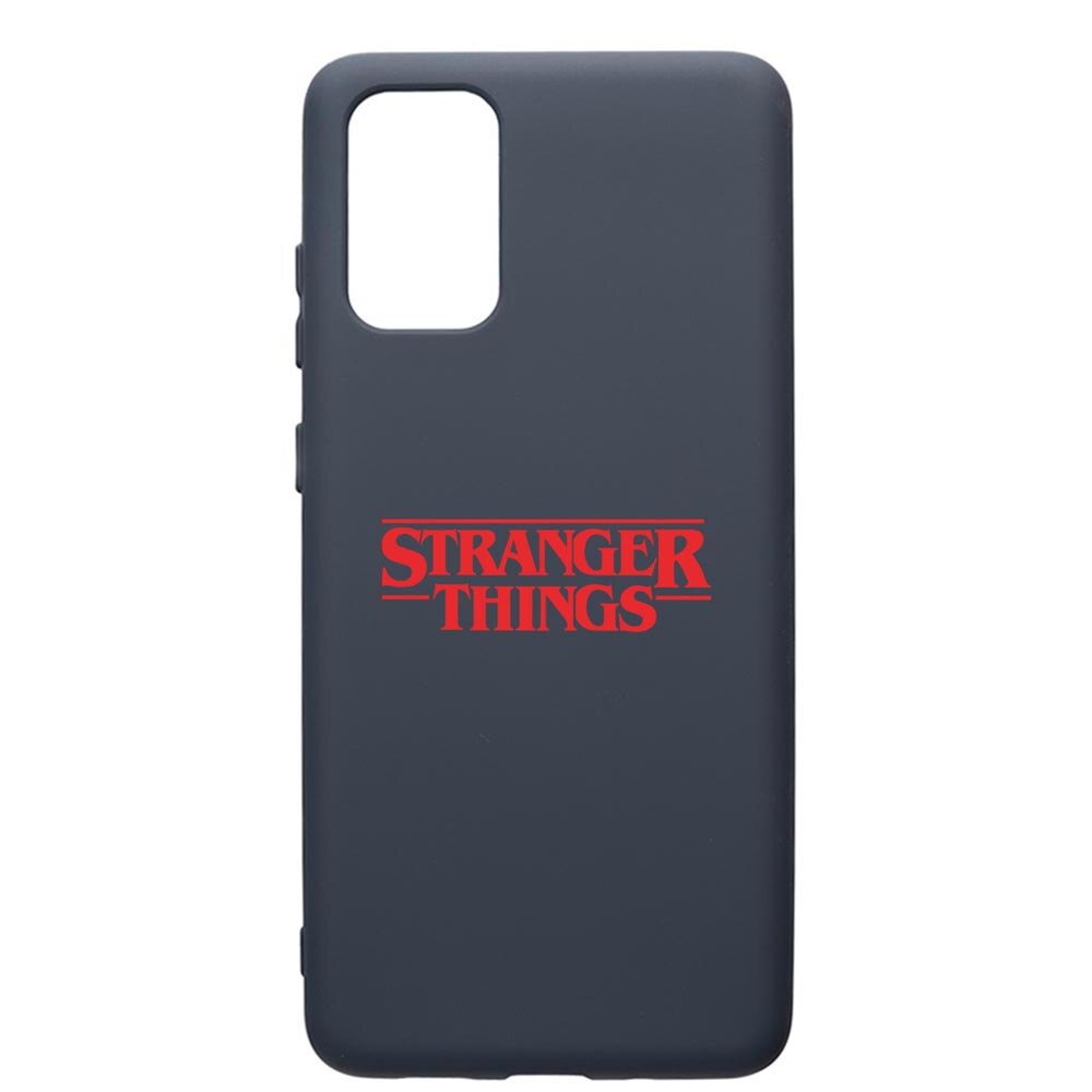 Husa Premium Silicon Compatibila Cu Samsung Galaxy S20 Plus, Stranger Things, cu interiorul din material textil, protectie camera, Alaskan Blue, PAB721