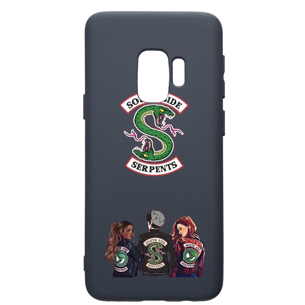 Husa Premium Silicon Compatibila Cu Samsung Galaxy S9, Riverdale, cu interiorul din material textil, protectie camera, Alaskan Blue, PAB723