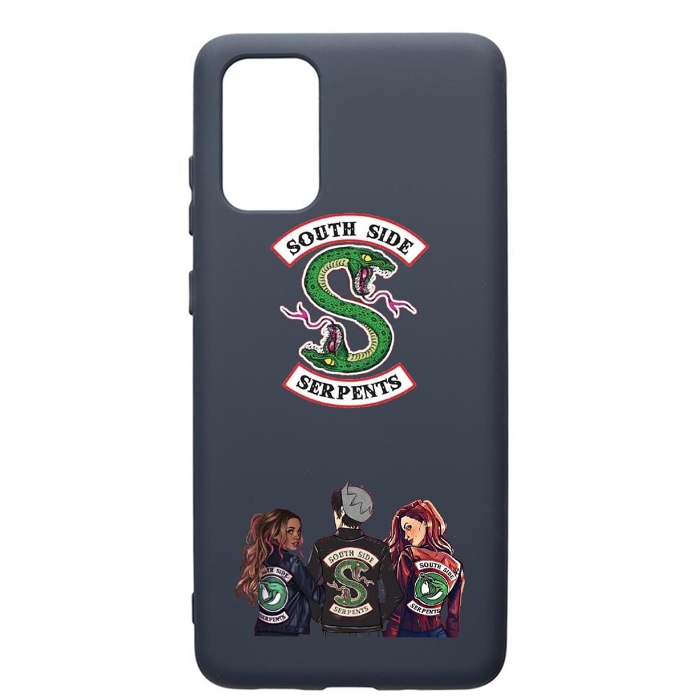 Husa Premium Silicon Compatibila Cu Samsung Galaxy S20 Plus, Riverdale, cu interiorul din material textil, protectie camera, Alaskan Blue, PAB723