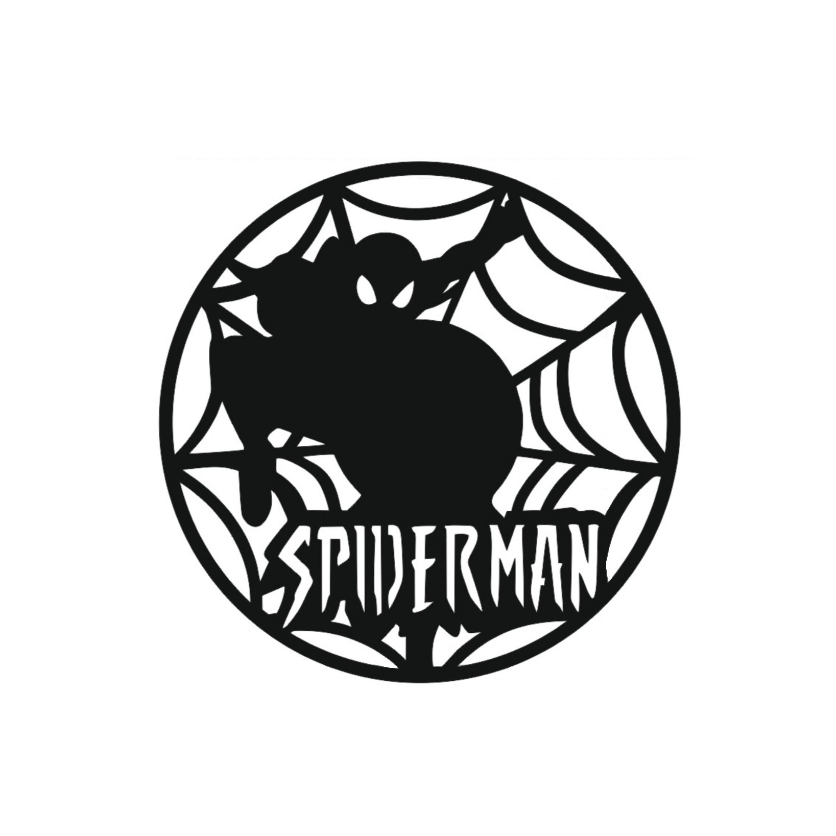 Ceas Decorativ Perete din Tabla debitata CNC,model 8, 40 cm