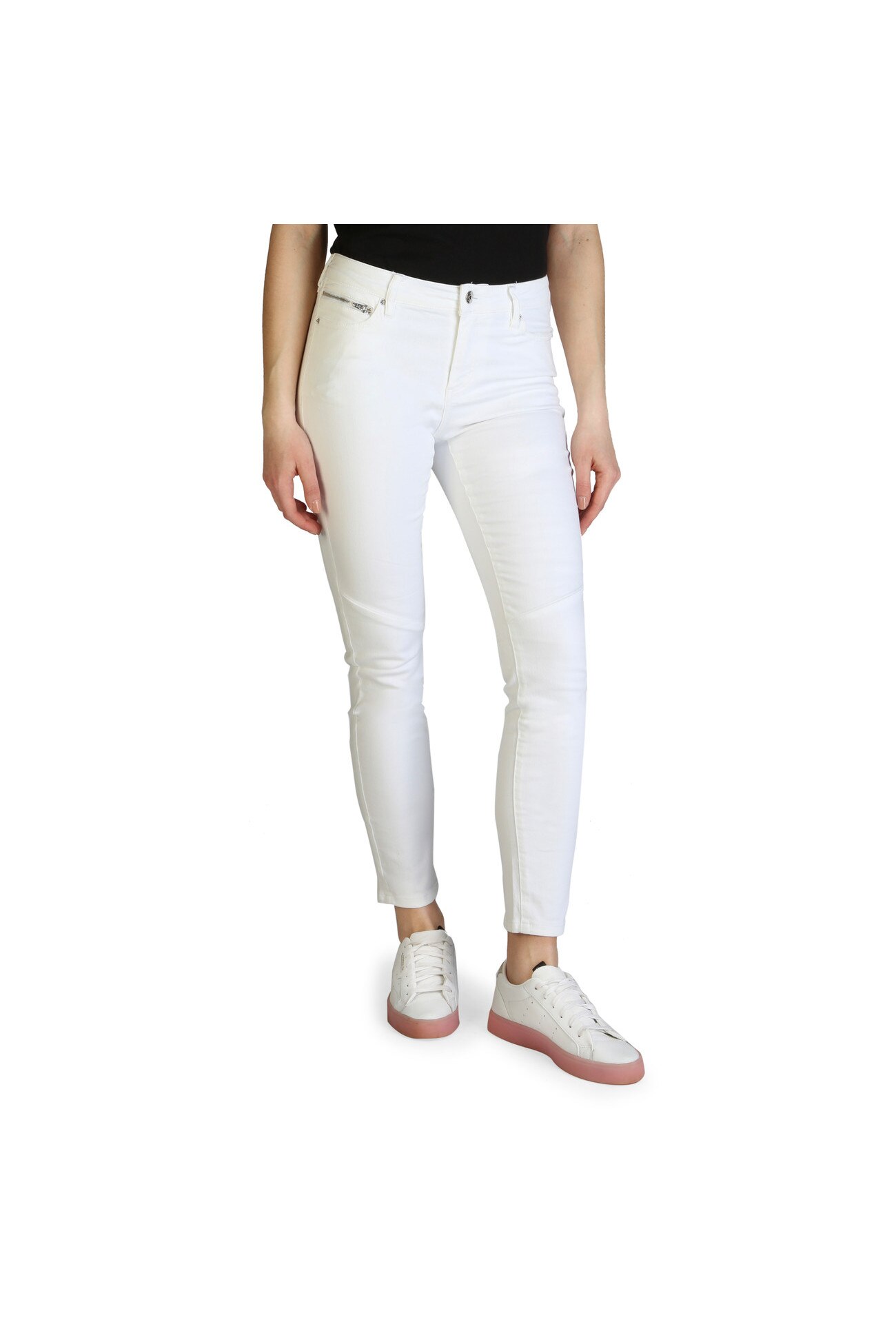 Blugi femei Armani Exchange model 3ZYJ55_Y2CVZ, Talie inalta, culoare Alb, marime 25 EU