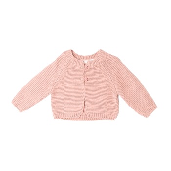 Cardigan tricotat fete Babybol, roz pudra Cardigan tricotat fete Babybol, roz pudra