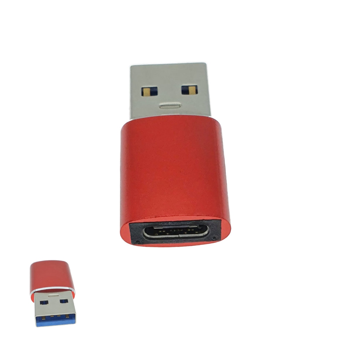 OTG адаптер, USB 3.1 мъжки към USB тип C женски, Алуминиев корпус, Data .