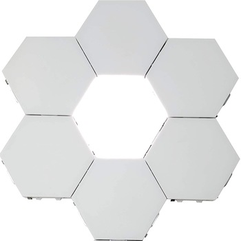 Corp LED hexagonal Well Crystal, magnetic, 4000K, set 6 bucati, cu adaptor Corp LED hexagonal Well Crystal, magnetic, 4000K, set 6 bucati, cu adaptor