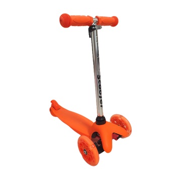 Trotineta 3 roti Led, reglabila, orange Trotineta 3 roti Led, reglabila, orange
