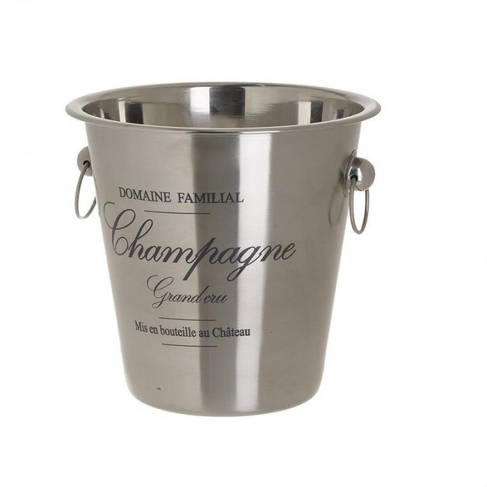 Frapiera metalica Champagne Silver 22 cm x 21 cm