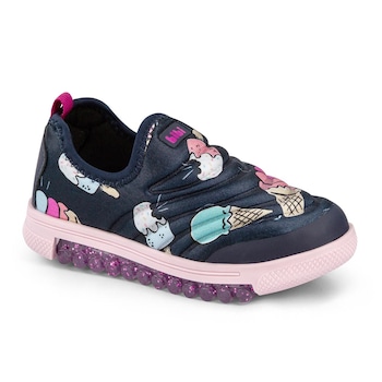BiBi Shoes - Детски спортни обувки за момиче Roller New Naval/Ice Cream, Тъмносин, 29 EU