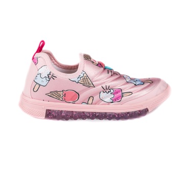 BiBi Shoes - Детски спортни обувки за момиче Roller New Camelia/Ice Cream, Розов, 27 EU