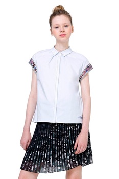 Camasa, Desigual Marian 72C2YA4, Albastru melange, 36 Camasa, Desigual Marian 72C2YA4, Albastru melange, 36