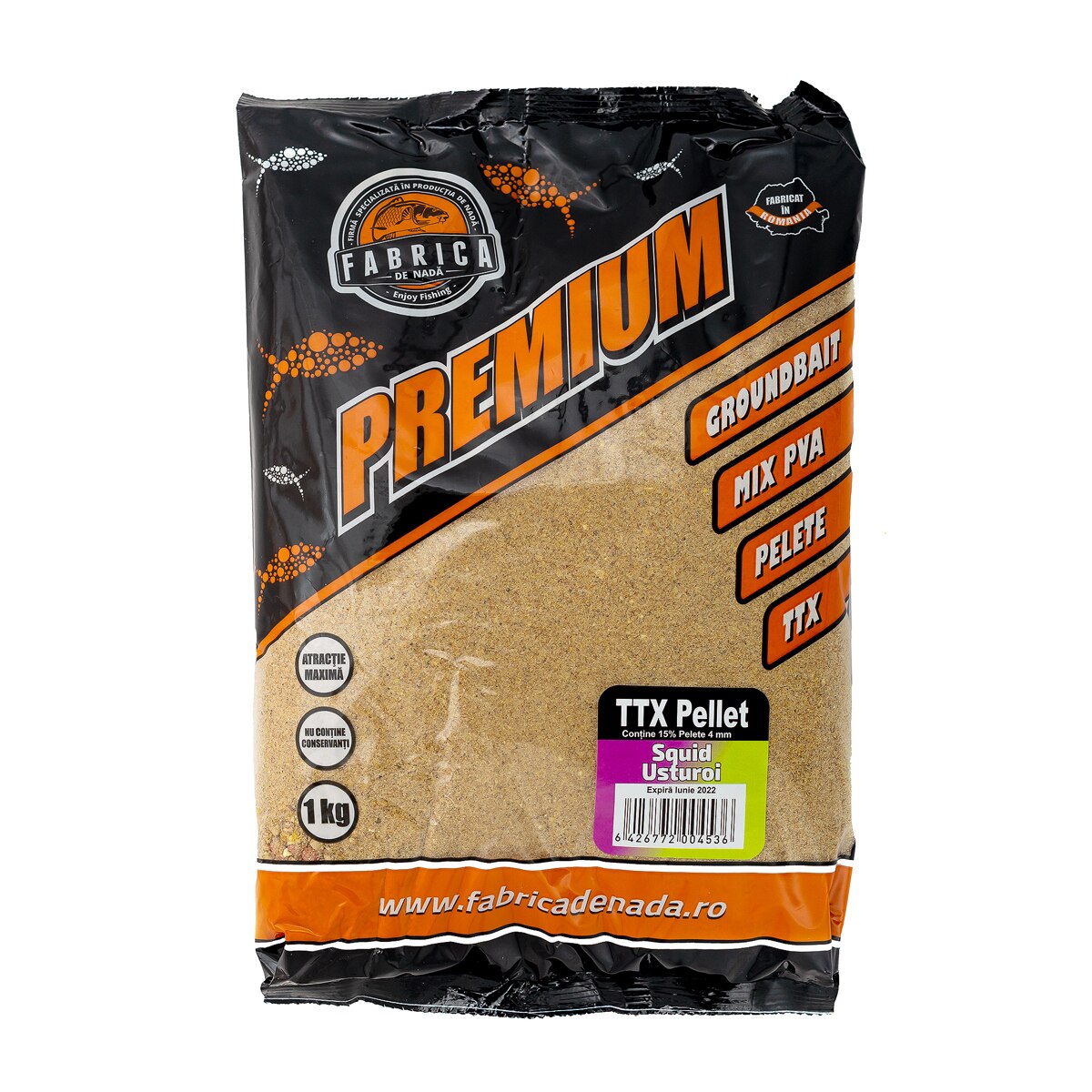 Nada TTX Pellet Squid & Usturoi, Fabrica de Nada, 1kg