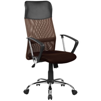 Scaun de birou ergonomic Kring Fit, Mesh, Negru/Maro Scaun de birou ergonomic Kring Fit, Mesh, Negru/Maro
