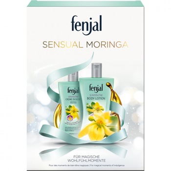 Set dama Fenjal GP Sensual Moringa 200 ml creme dusch + 200 ml body lotion Set dama Fenjal GP Sensual Moringa 200 ml creme dusch + 200 ml body lotion
