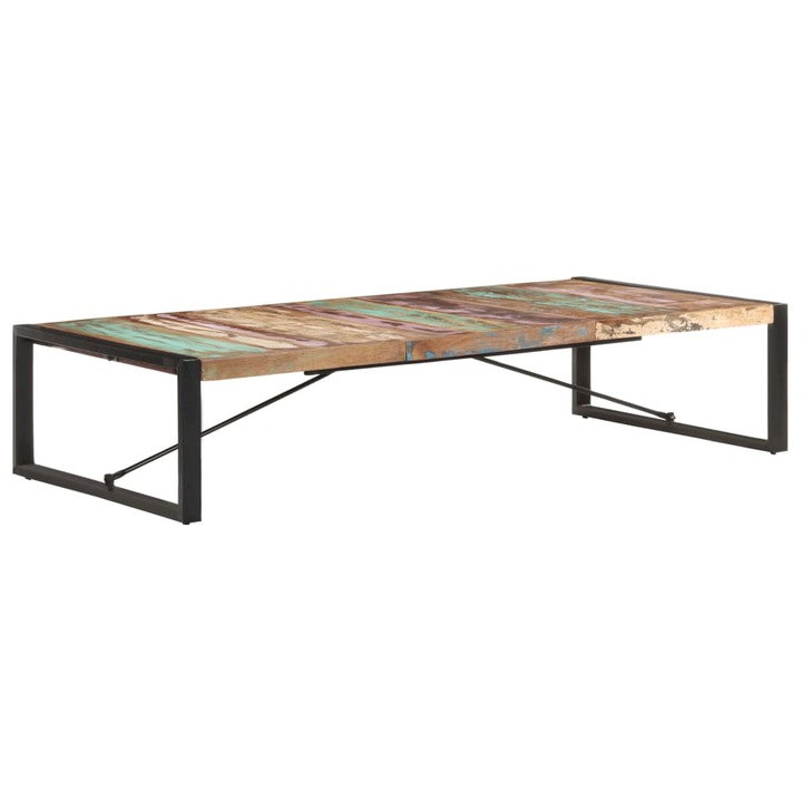 Masuta de cafea vidaXL, 180 x 90 x 40 cm, lemn masiv reciclat, 27.05 kg 321589