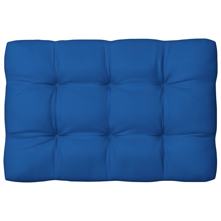 Комплект от 5 градински възглавници за диван, vidaXL, Текстил-полиестер, 120 x 80 x 12 см, 160 гр / м², Кралско синьо