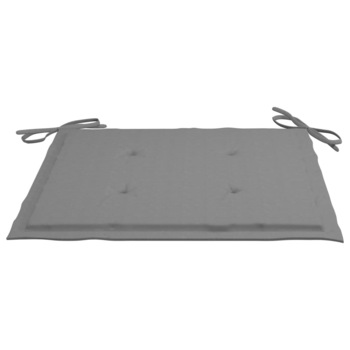Set de 4 perne de scaun de gradina, vidaXL, Textil, 50 x 50 x 4 cm, Gri Set de 4 perne de scaun de gradina, vidaXL, Textil, 50 x 50 x 4 cm, Gri