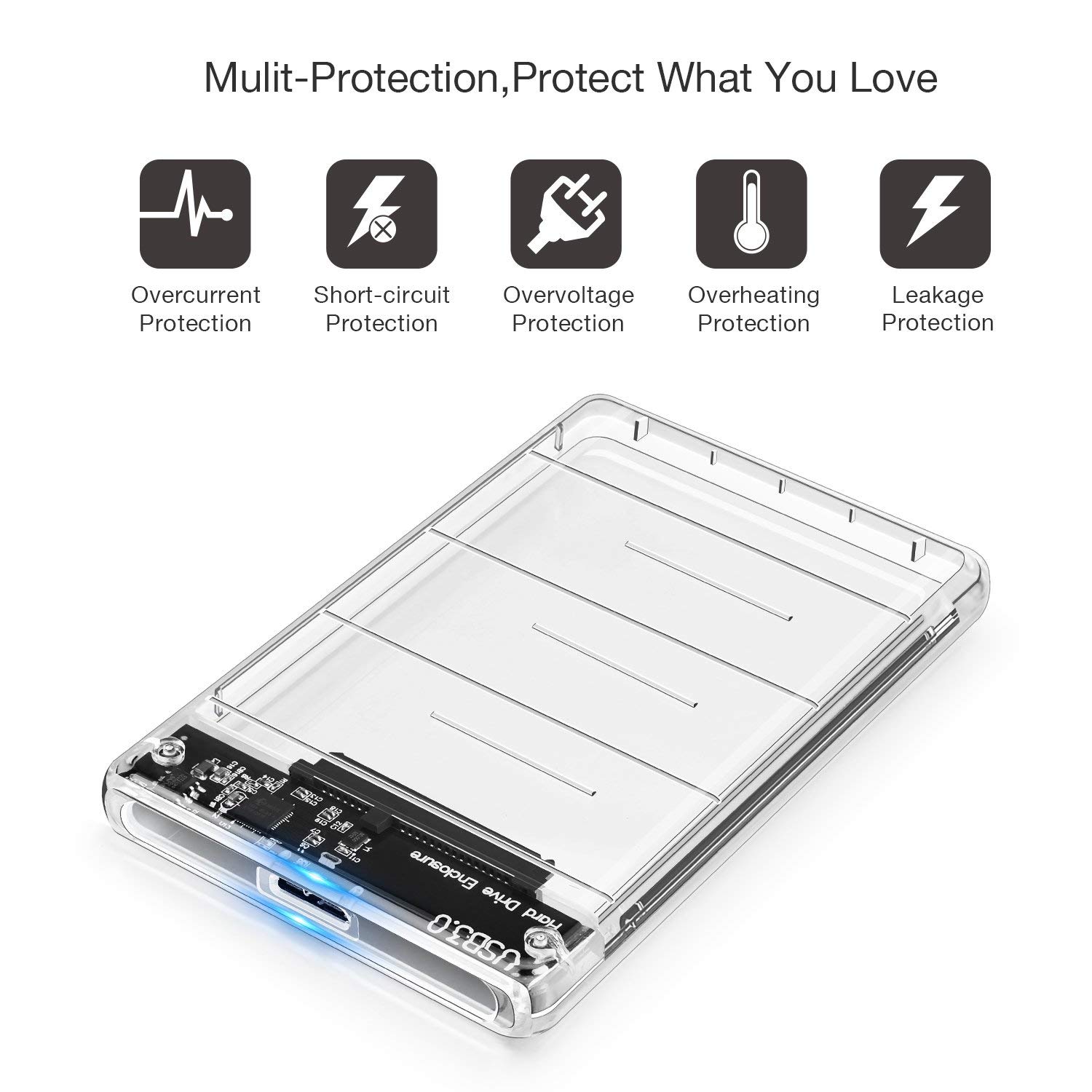 Rack hard disk, Suport USB 3.0, 5Gbps UASP, Pentru SSD HDD SATA I / II ...