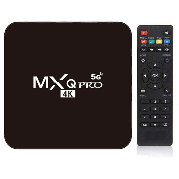 Смарт тв бокс MXq Pro 5G Tv Box, 4GB RAM, 32GB ROM, 4k
