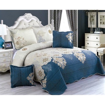 Cuvertura de pat dublu, Bumbac 100%, 5 piese, 230 x 250 cm, Regal Style Cuvertura de pat dublu, Bumbac 100%, 5 piese, 230 x 250 cm, Regal Style