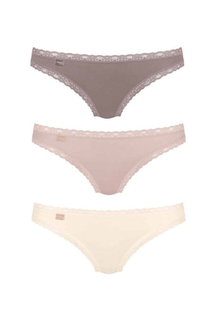 Set de 3 chiloti tanga, Sloggi Weekend Tanga, Multicolor