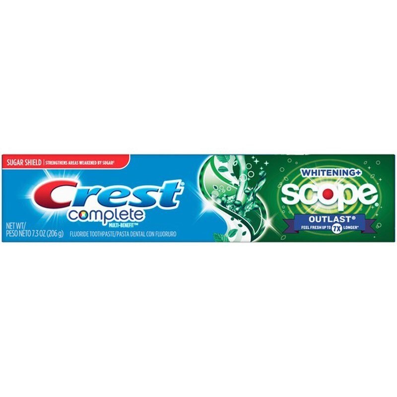 Pasta dinti Crest Complete Whitening Scope Outlast 206 g