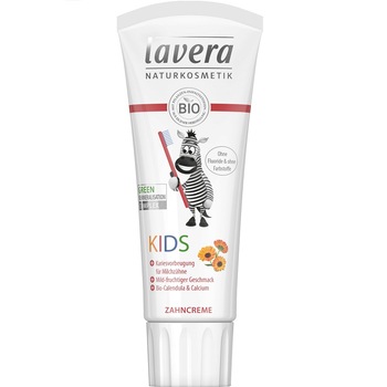 Pasta de dinti pentru copii cu galbenele si calciu 75 ml Lavera Pasta de dinti pentru copii cu galbenele si calciu 75 ml Lavera