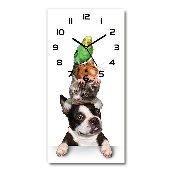 Falióra, Tulup, Háziállatok, 30x60 cm, sokszínű