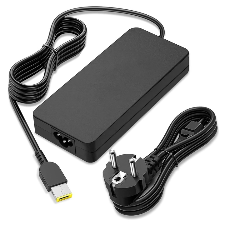 Incarcator Lenovo 170W connector USB cu pin, Compatibil Thinkpad P50 P51 P52 P53 P71 Legion 5 Y530 Y545 Y720 Y7000