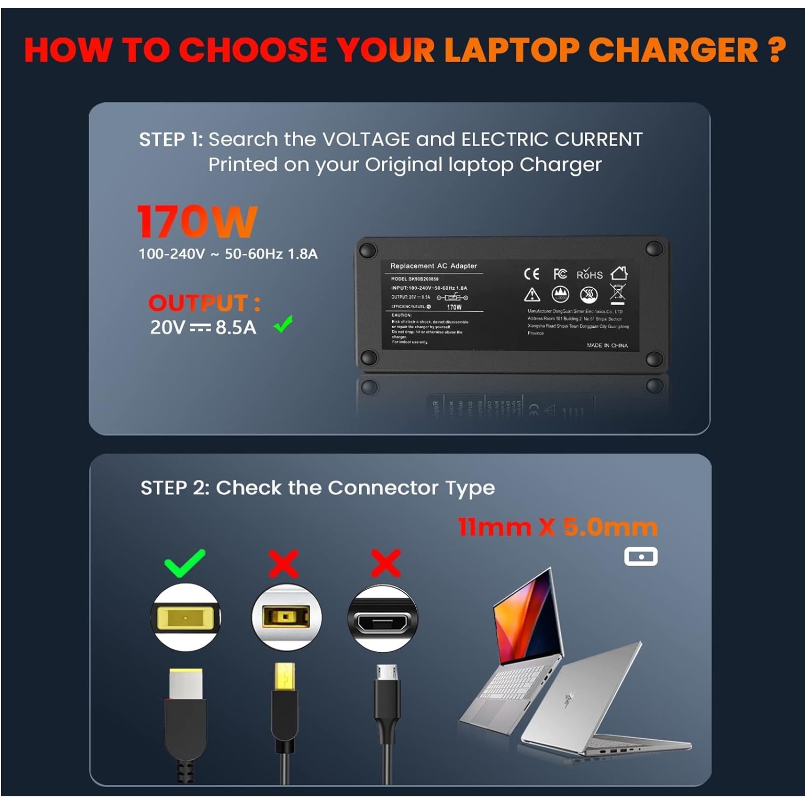 65 W USB C Voeding Type C Laptop Oplaadkabel Oplader voor Lenovo