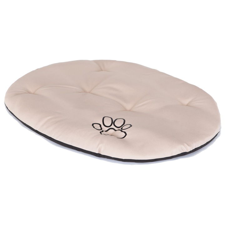 Perna oval Bej 58x43x5 cm