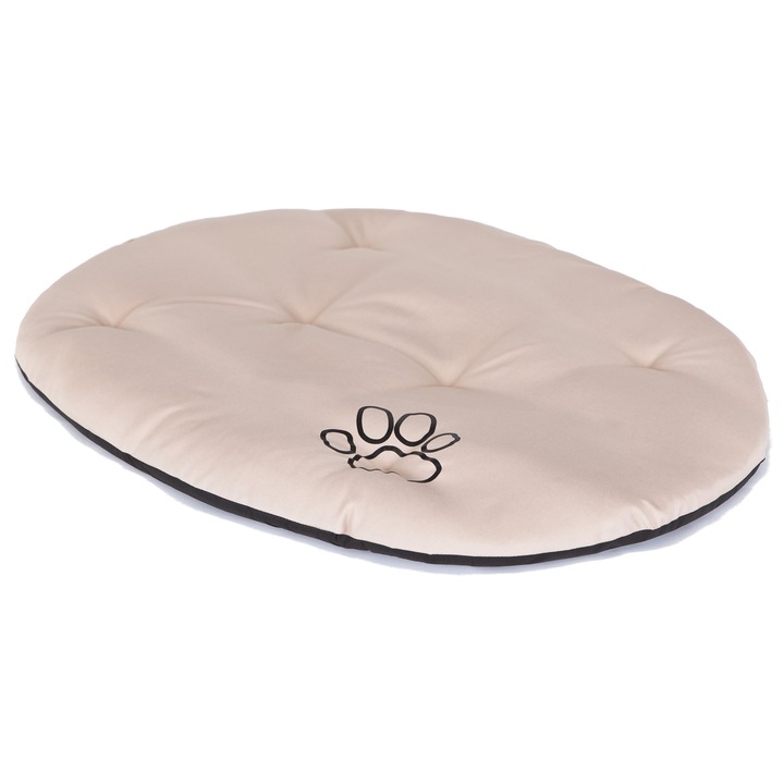 Perna oval Bej 50x38x5 cm
