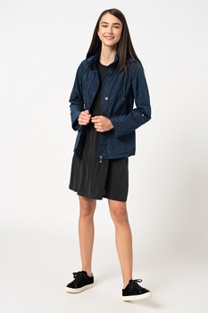 Romeo Gigli,Jacheta cu fermoar, gluga si snur, Bleumarin Romeo Gigli,Jacheta cu fermoar, gluga si snur, Bleumarin