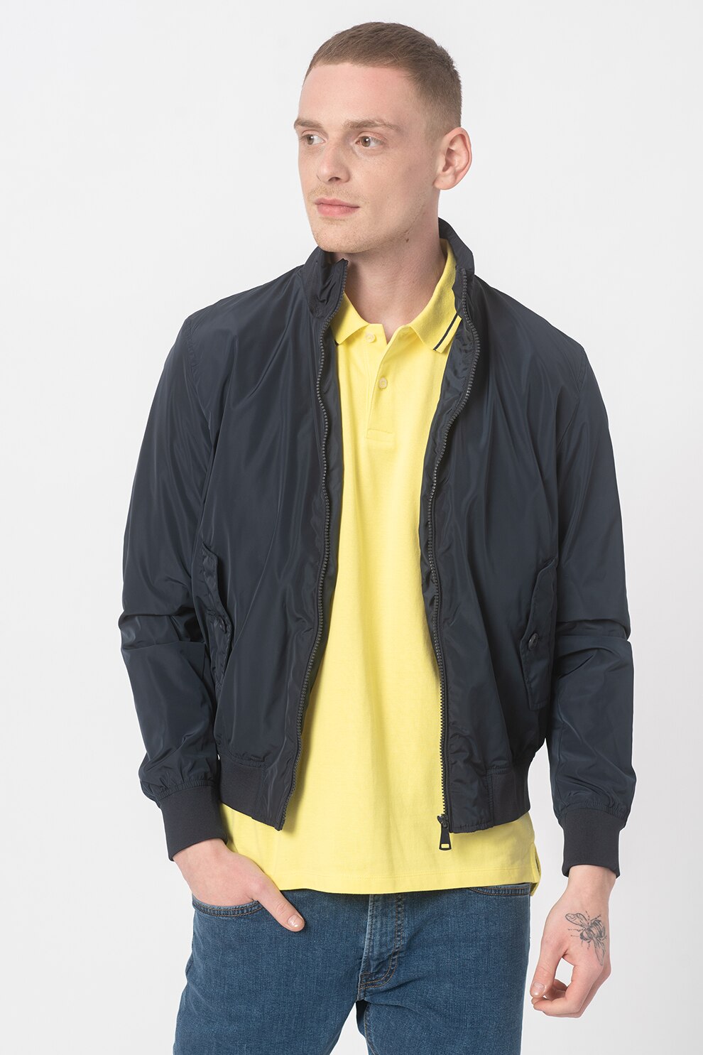 Romeo Gigli, Jacheta usoara regular fit, Bleumarin