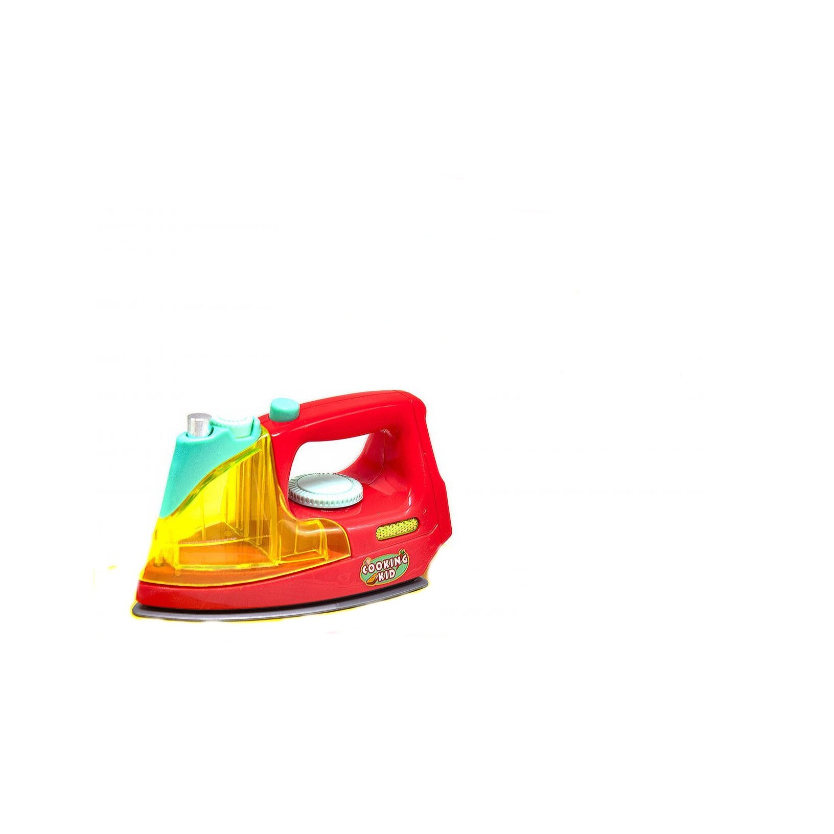 Fier de calcat pentru copii, jucarie cu rezervor apa, sunete si lumini, 20 cm