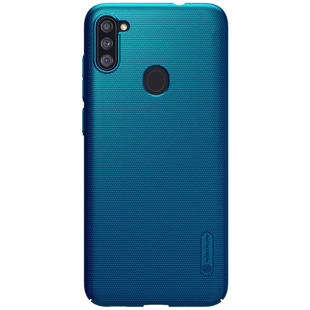 Husa Nillkin Frosted Concave compatibila cu Samsung Galaxy A11, Blue