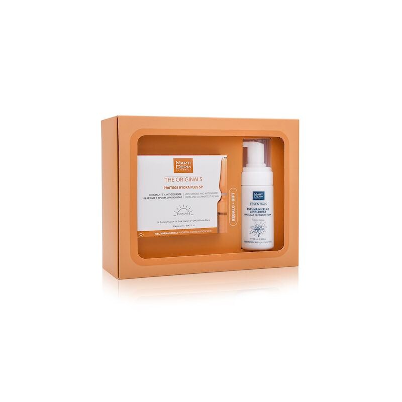 Trusa formata din fiole Proteos Hydra Plus SP x 30 si spuma micelara de curatare 100ml