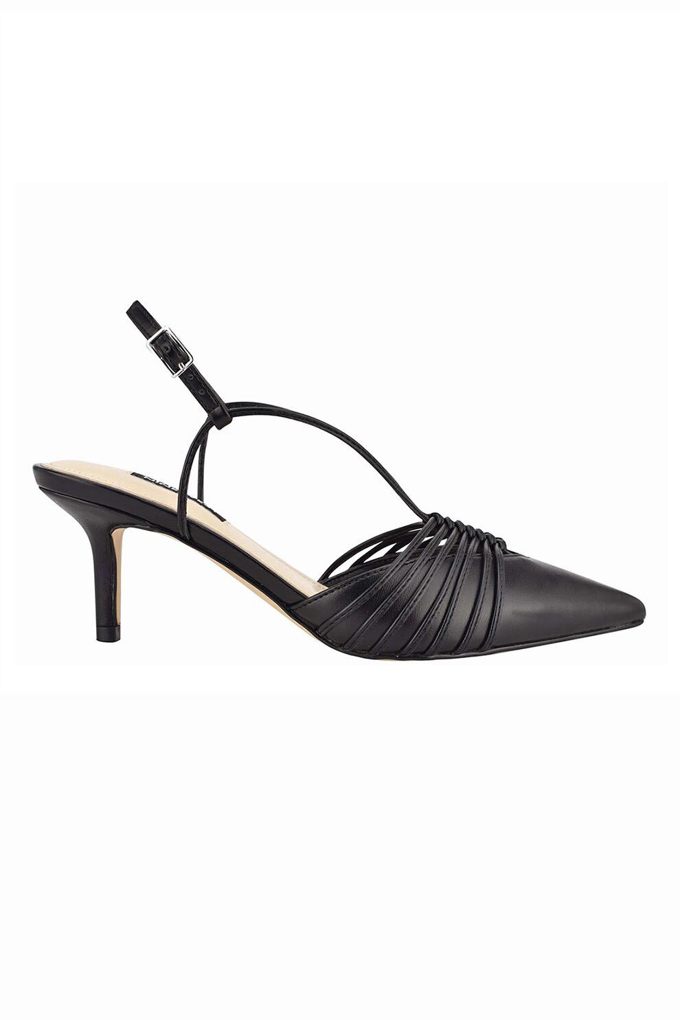 NINE WEST, Pantofi slingback din piele ecologica After
