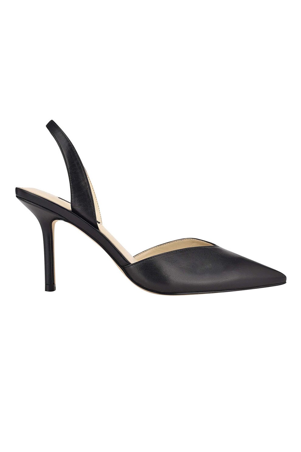 NINE WEST, Pantofi slingback din piele cu varf ascutit Hello