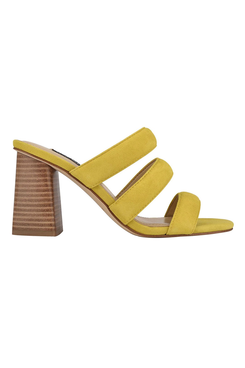 NINE WEST, Papuci din piele intoarsa cu toc Yeat