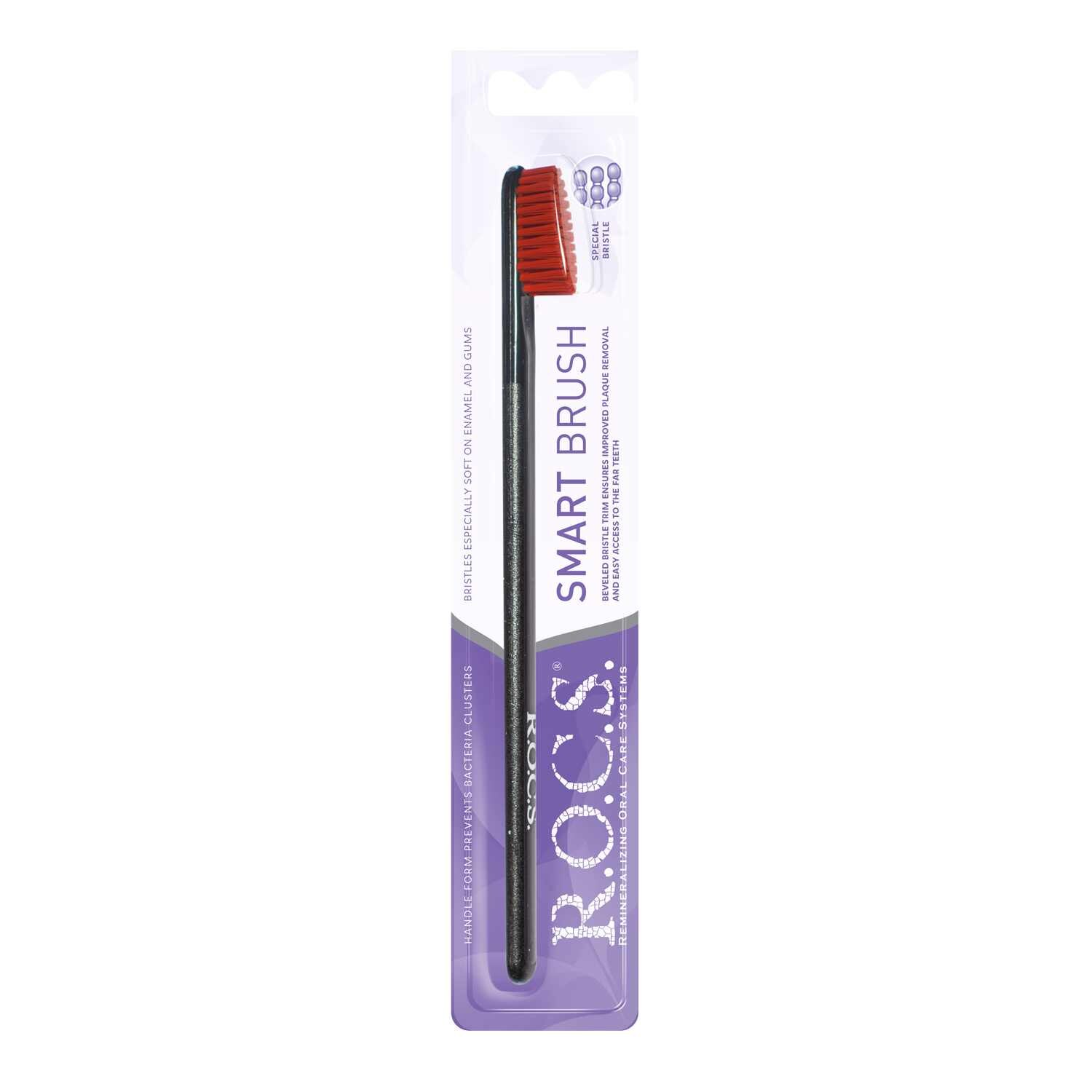 Periuta dinti R.O.C.S. pentru adulti Classic (soft) - Negru