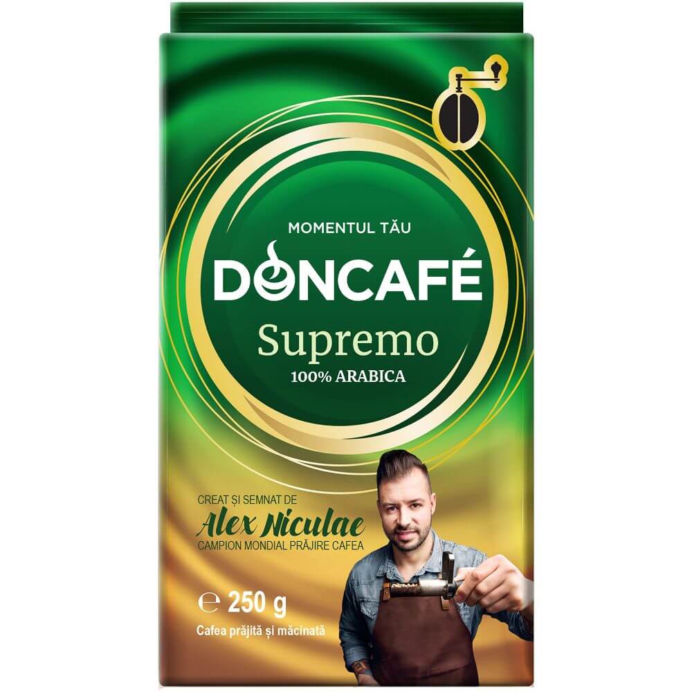 Смляно кафе Doncafe Supremo, 250 гр - eMAG.bg